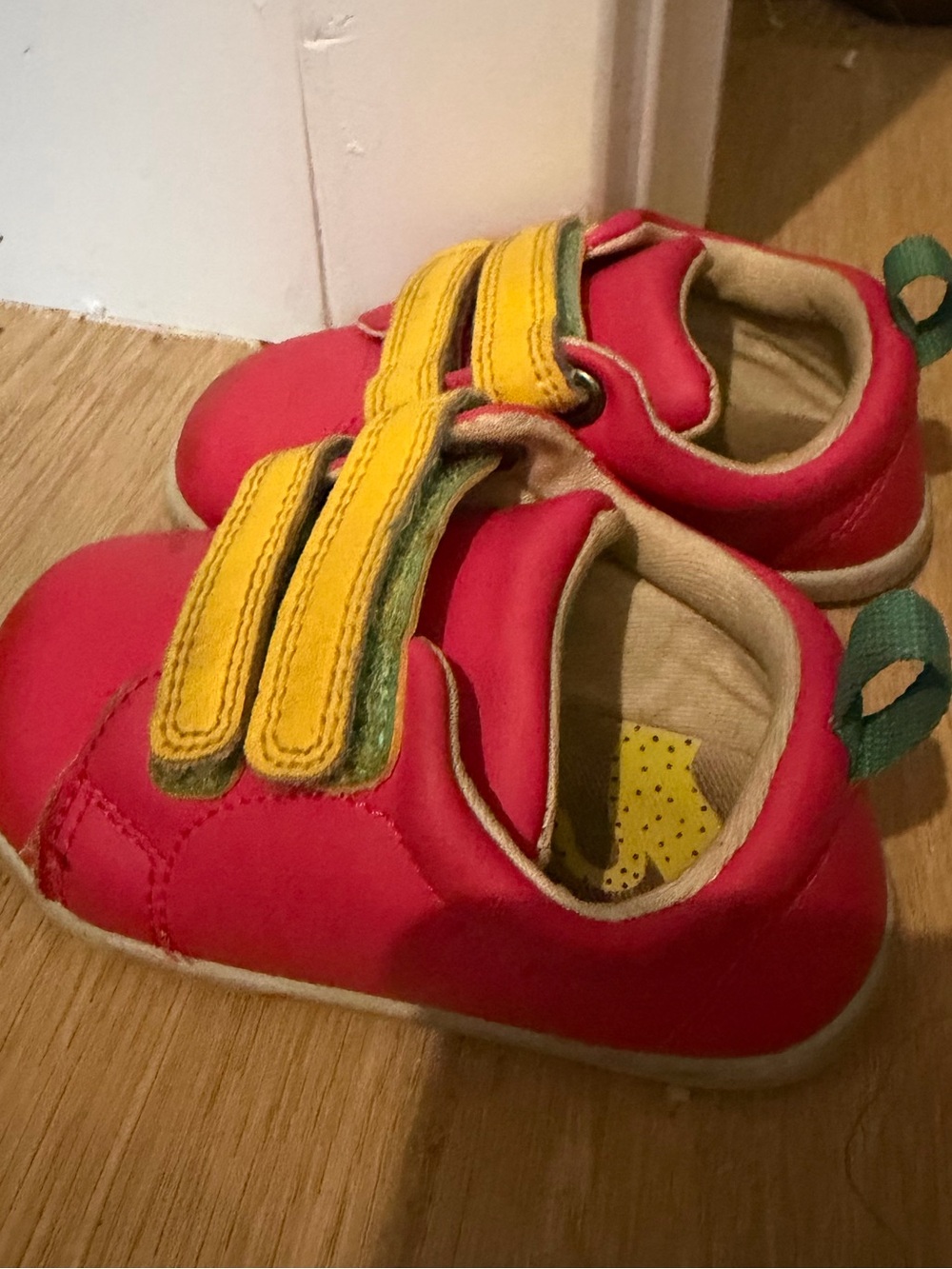 Ten little toddler sneakers